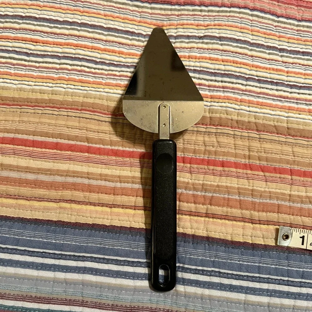 EKCO Stainless‎ Triangular Pizza Pie Server Server Black Handle Kitchen Tool